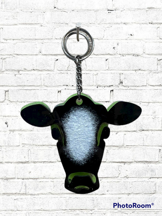 Cow Keychain - Choice of Color