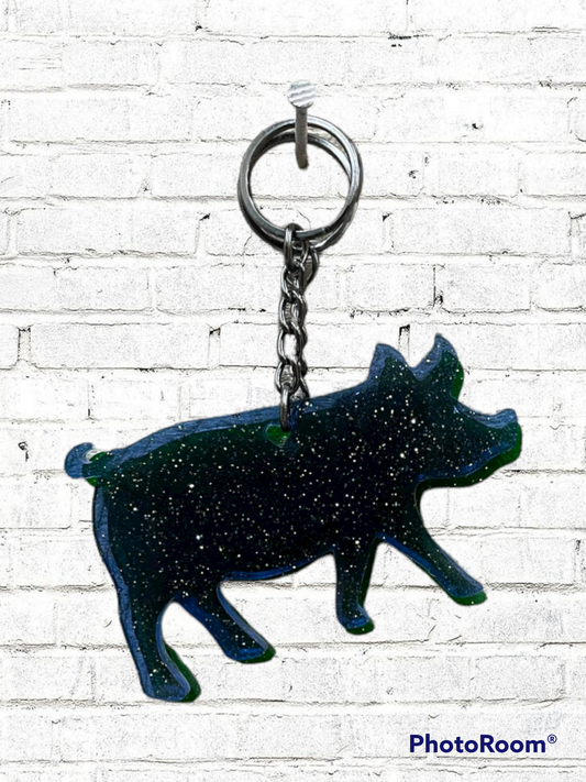 Pig Keychain - Choice of Color